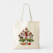 Behandeling Walker Coonhound-kerstboomlampjes Tote Bag (Achterkant)