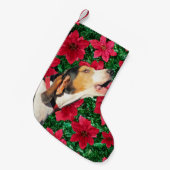 Behandeling Walker Coonhound Kerstmis Stocking Kleine Kerstsok (Voorkant (Hangend))