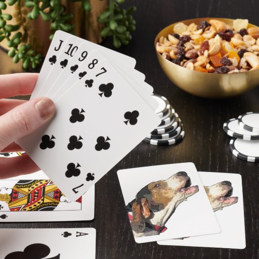 Behandeling Walker Coonhound-speelkaarten Speelkaarten (Insitu)