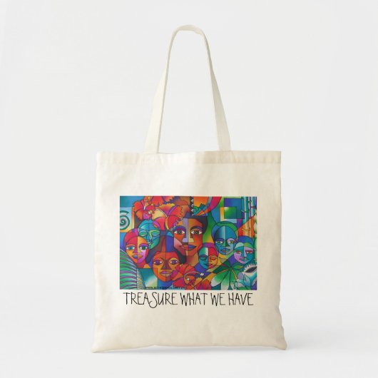 "BEHANDELING WAT WE HEBBEN" TOTE BAG (Voorkant)