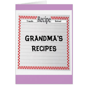 Behandelingen, Bked, GRANDMA'S RECIPES-kaart