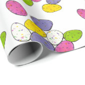 Behandelingen met gemoute Snoep van gemalen paasei Cadeaupapier (Rol Hoek)