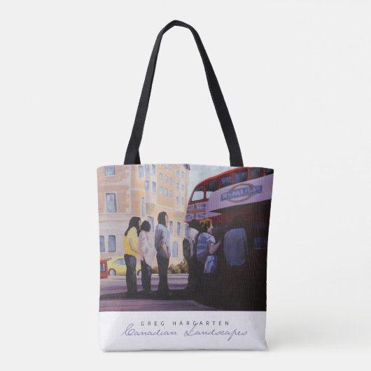 Behandelingen van de bus van Saskatoon Tote Bag (Achterkant)