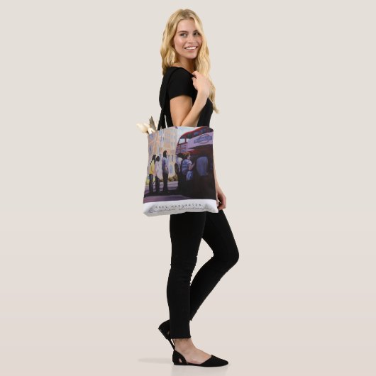 Behandelingen van de bus van Saskatoon Tote Bag (Op model)
