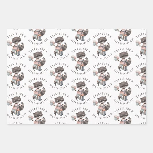 Behandelingen voor een speciaal Kind looppapier Inpakpapier Vel (Voorkant)