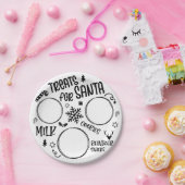 Behandelingen voor kerstmis papieren bordje (Feest)