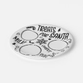 Behandelingen voor kerstmis papieren bordje (Gekanteld)