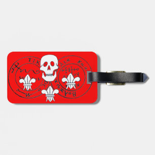 BEHANDELINGSKAARTEN VOOR ROOD EN FLEUR DE LISE/PIR BAGAGELABEL