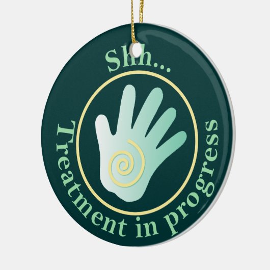 Behandelingsruimte Deurdeur Hanger Keramisch Ornament (Links)