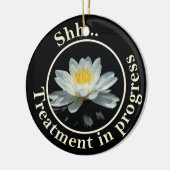 Behandelingsruimte Lotus Flower stoort niet Keramisch Ornament (Links)