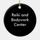 Behandelingsruimte Lotus Flower stoort niet Keramisch Ornament (Achterkant)