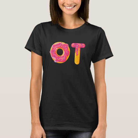 Behandelingstherapie bij donut Ot T-shirt (Voorkant)