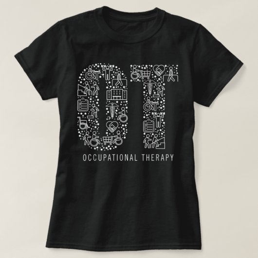 Behandelingstherapie bij maandtherapie Gift T-shirt (Design voorkant)