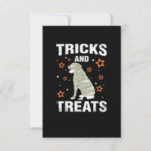 Behandelt _ Tricks Rottweiler Halloween Costume Mu RSVP Kaartje