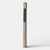 Behang-70s-80s-cirkels-textuur Case-Mate iPhone Case (Achterkant / Links)