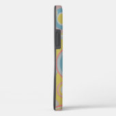 Behang-70s-80s-cirkels-textuur Case-Mate iPhone Case (Achterkant / Rechts)