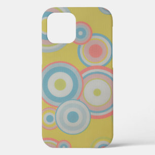 Behang-70s-80s-cirkels-textuur Case-Mate iPhone Case