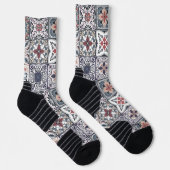 Behang Achterwanden/Talavera geïnspireerde tegels Sokken (Rechts)