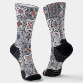 Behang Achterwanden/Talavera geïnspireerde tegels Sokken (Gebogen)