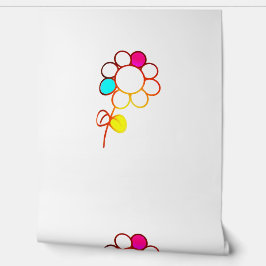 Behang BLOEM STIJL ONTWERP