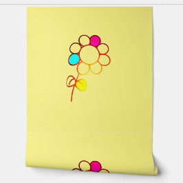 Behang BLOEM STIJL ONTWERP