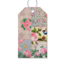  behang collage cadeau labels