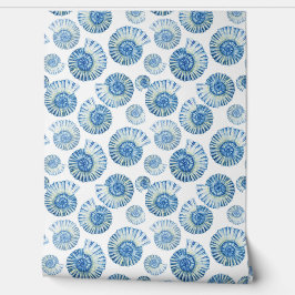 Behang - Fossiele schelpen