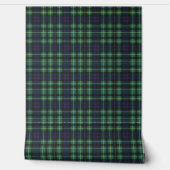Behang - Groen Blauw Geel Tartan (Afrollen)