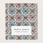  behang Hair Stylist Sjabloon Gevouwen Visitekaartje (Buitenkant ongevouwen)