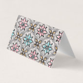  behang Hair Stylist Sjabloon Gevouwen Visitekaartje (Achterkant)