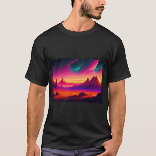 Behang Kunstwerk Grafisch T-shirt (Voorkant)