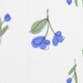 Behang met blauwe tulpen (Zoom)