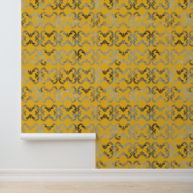 Behang met krullen (Applicatie)
