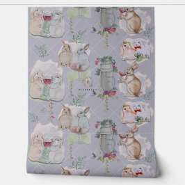 Behang met Pipa & Marlow Bunny TaleTheme