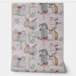 Behang met Pipa & Marlow Bunny TaleTheme