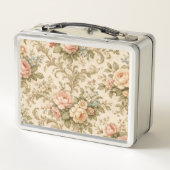 Behang met vintage bloempatroon (Achterkant)