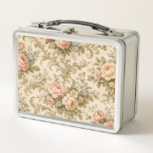 Behang met vintage bloempatroon (Voorkant)
