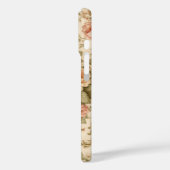 Behang met vintage bloempatroon  Case-Mate iPhone case (Achterkant / Links)