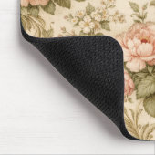Behang met vintage bloempatroon muismat (Hoek)