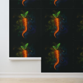 Behang met wortels