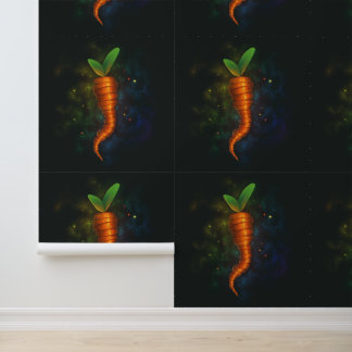 Behang met wortels