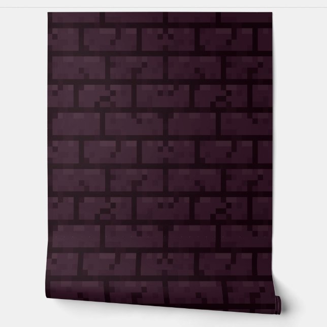 Behang Pixel-Art "STONEBRICKS" 8 bit VAR05 (Afrollen)
