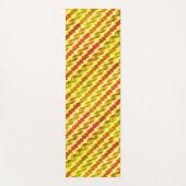 behang retro oranje 1970 yogamat (Voorkant)