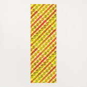 behang retro oranje 1970 yogamat (Achterkant)