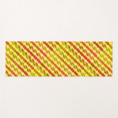 behang retro oranje 1970 yogamat (Voorkant (horizontaal))
