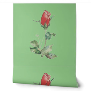 Behang roos stijl ontwerp
