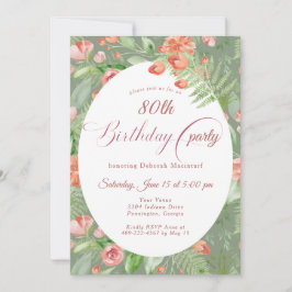  Behang Rozen Floral 80th Kaart