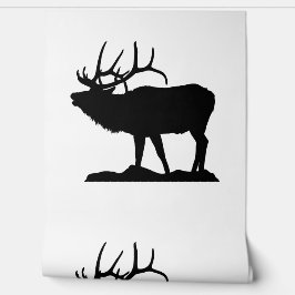 Behang - Stag Silhouette