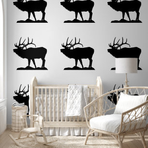 Behang - Stag Silhouette