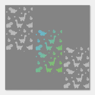 Behang van dinosaurusdieren